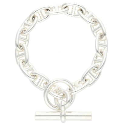 HERMES Chaine d'Ancre MM Silver Bracelet Size ONE SIZE