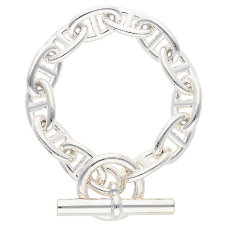 HERMES Chaine d'Ancre TGM Silver Bracelet Size ONE SIZE
