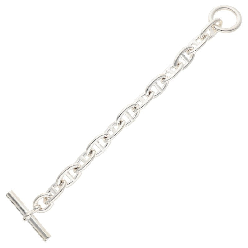 HERMES Chaine d'Ancre TGM Silver Bracelet Size ONE SIZE