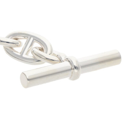 HERMES Chaine d'Ancre TGM Silver Bracelet Size ONE SIZE