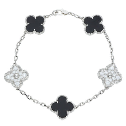VANCLEEF & ARPELS Vintage Alhambra K18WG 5P Size ONE SIZE