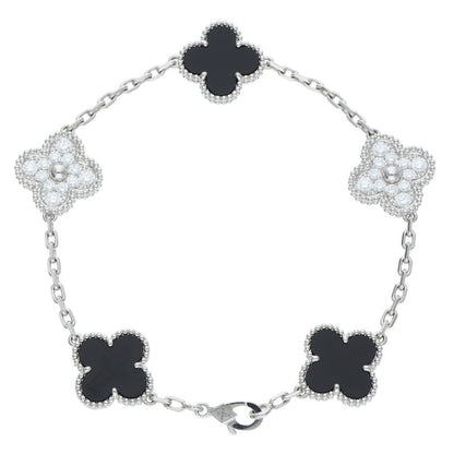 VANCLEEF & ARPELS Vintage Alhambra K18WG 5P Size ONE SIZE