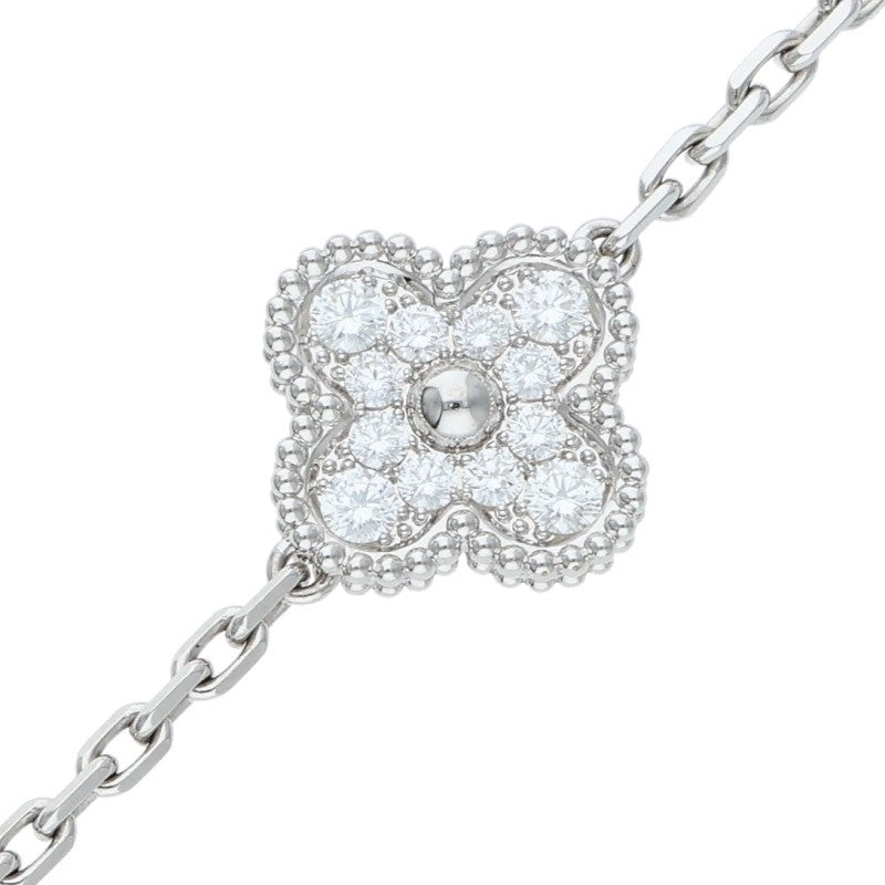 VANCLEEF & ARPELS Vintage Alhambra K18WG 5P Size ONE SIZE