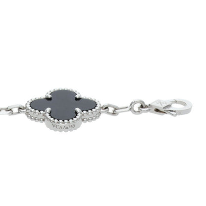 VANCLEEF & ARPELS Vintage Alhambra K18WG 5P Size ONE SIZE