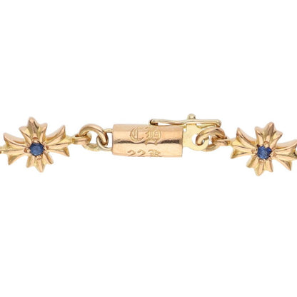 Chrome Hearts 22K Tiny E CH Plus Pave Sapphire Size ONE SIZE