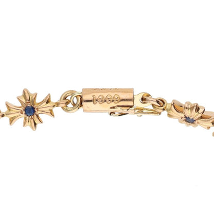 Chrome Hearts 22K Tiny E CH Plus Pave Sapphire Size ONE SIZE