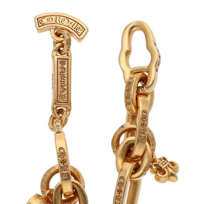 Chrome Hearts 22K Paper E Chain Gold Bracelet Size ONE SIZE
