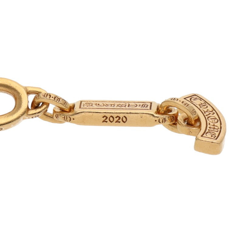 Chrome Hearts 22K Paper E Chain Gold Bracelet Size ONE SIZE