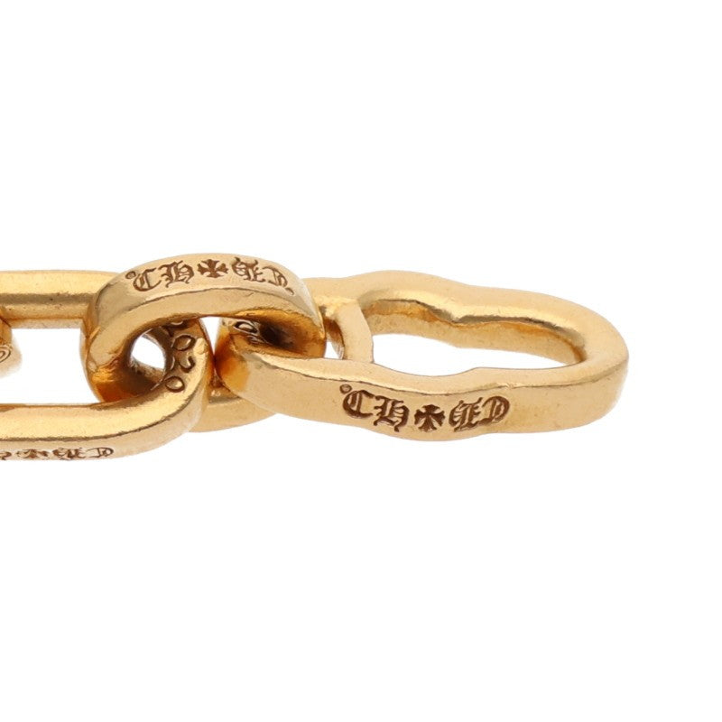 Chrome Hearts 22K Paper E Chain Gold Bracelet Size ONE SIZE