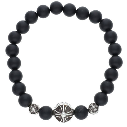 Chrome Hearts 8mm Black Bead Bracelet Size ONE SIZE