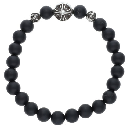 Chrome Hearts 8mm Black Bead Bracelet Size ONE SIZE