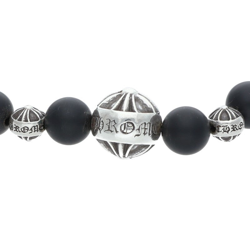 Chrome Hearts 8mm Black Bead Bracelet Size ONE SIZE