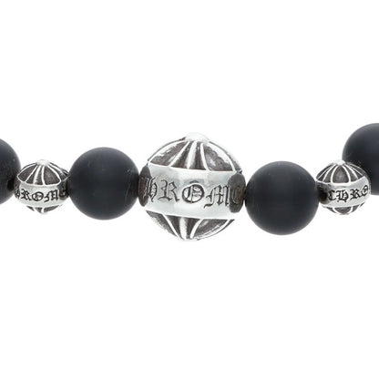 Chrome Hearts 8mm Black Bead Bracelet Size ONE SIZE