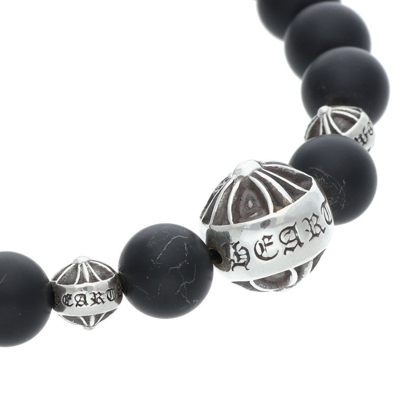 Chrome Hearts 8mm Black Bead Bracelet Size ONE SIZE