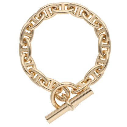 HERMES Chaine d'Ancre MM 18K YG Bracelet Size ONE SIZE