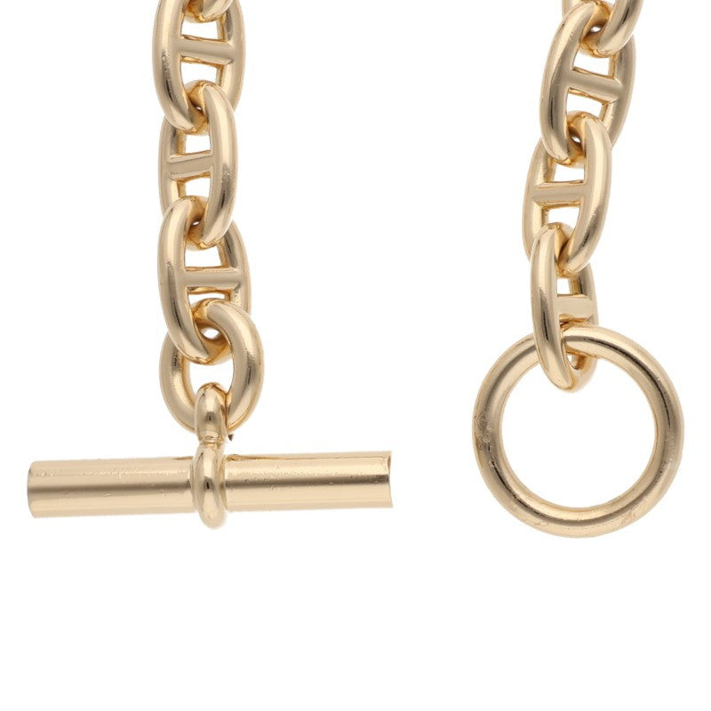 HERMES Chaine d'Ancre MM 18K YG Bracelet Size ONE SIZE