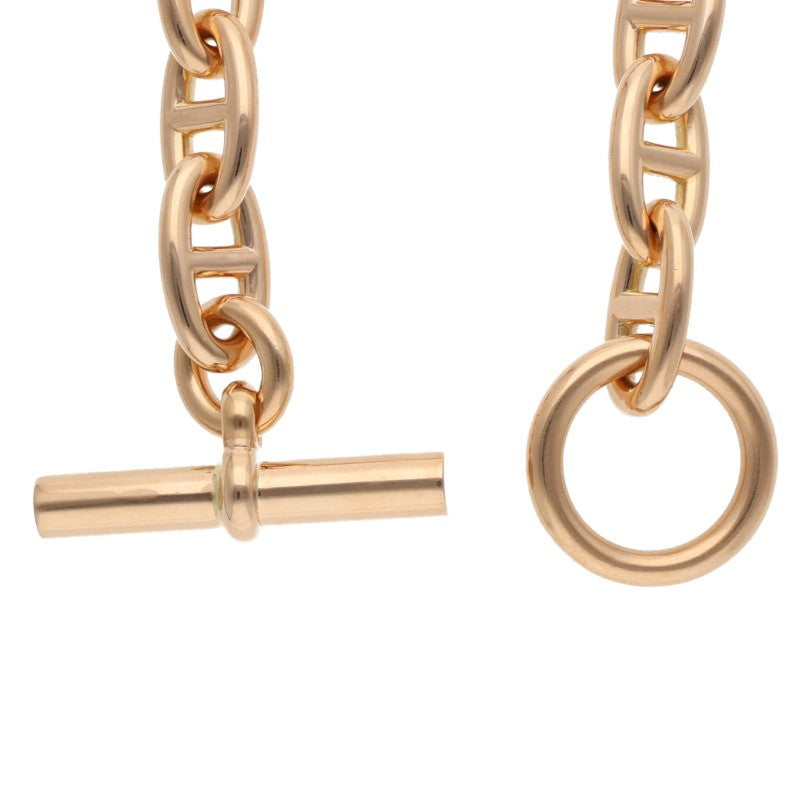 HERMES Chaine d'Ancre GM 18K PG Bracelet Size ONE SIZE