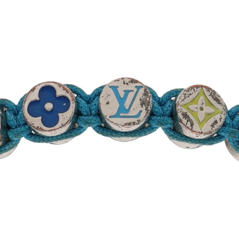 Louis Vuitton Bangle Silver x Blue (Silver 12.9g)