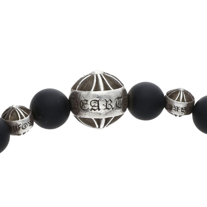 Chrome Hearts 8mm Black Onyx Bead Bracelet Size ONE SIZE