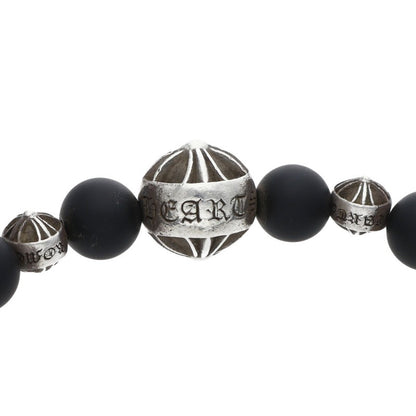 Chrome Hearts 8mm Black Onyx Bead Bracelet Size ONE SIZE
