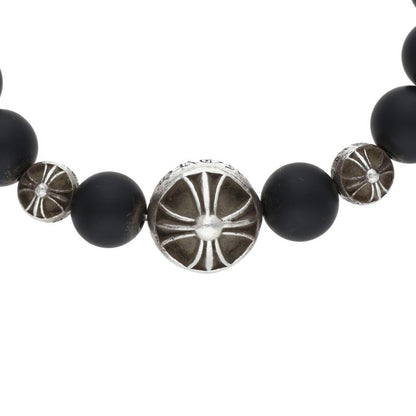 Chrome Hearts 8mm Black Onyx Bead Bracelet Size ONE SIZE