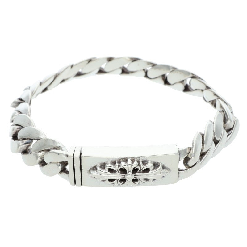 Chrome Hearts ID BBY FLRL CRS Silver Bracelet Size ONE SIZE