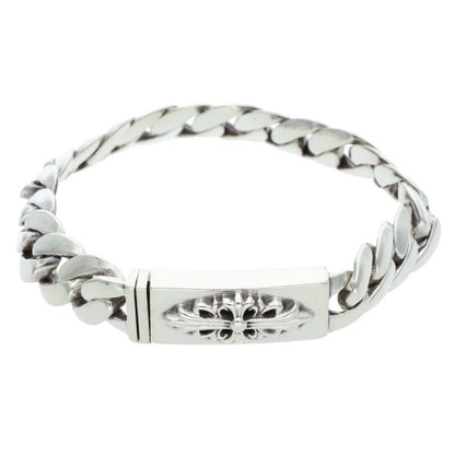 Chrome Hearts ID BBY FLRL CRS Silver Bracelet Size ONE SIZE