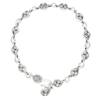 Chrome Hearts #1 Cross Ball Silver Bracelet Size ONE SIZE