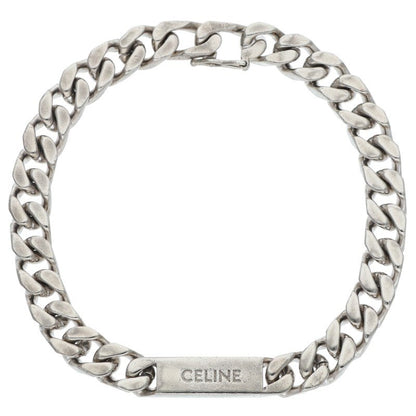 CELINE 24SS Rhodium Gourmette Chain Bracelet Size ONE SIZE