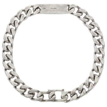 CELINE 24SS Rhodium Gourmette Chain Bracelet Size ONE SIZE