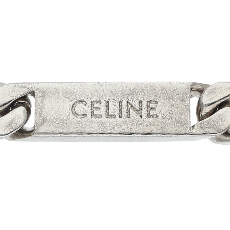 CELINE 24SS Rhodium Gourmette Chain Bracelet Size ONE SIZE