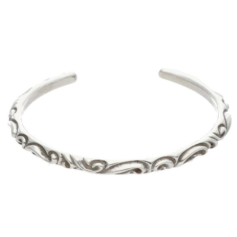 Chrome Hearts BANGLE SCROLL Silver Bangle 925 Size ONE SIZE