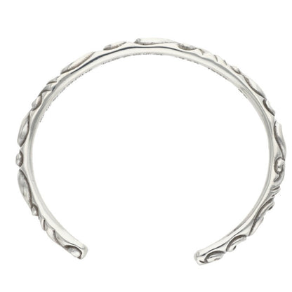 Chrome Hearts BANGLE SCROLL Silver Bangle 925 Size ONE SIZE