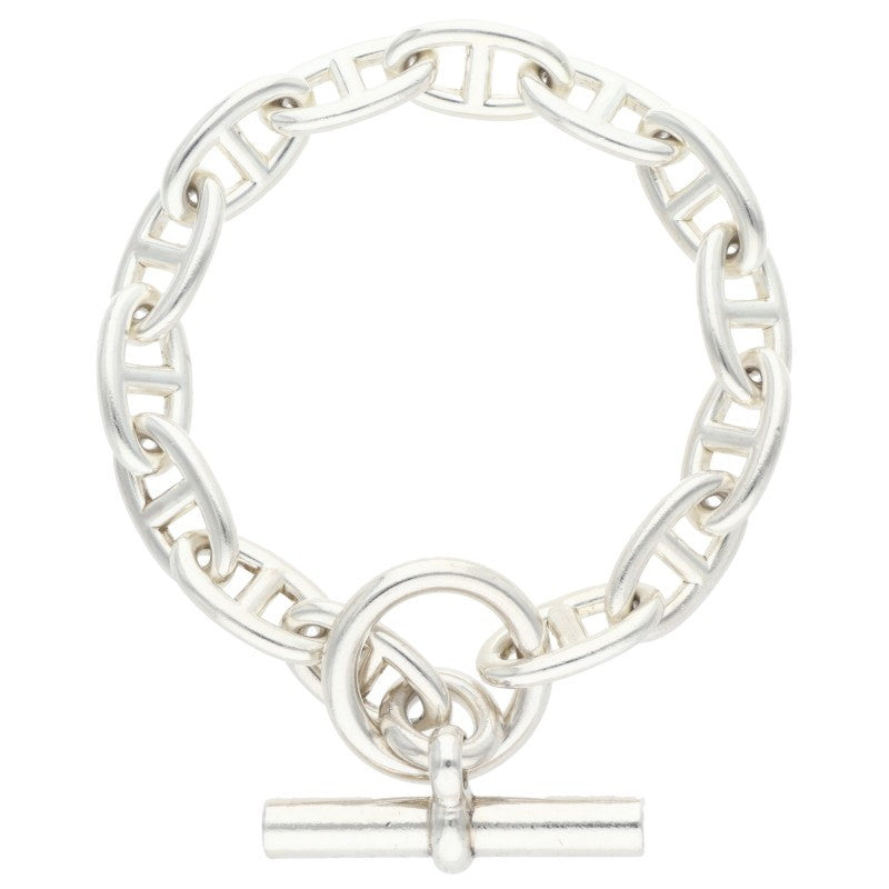 HERMES Chaine d'Ancre GM Silver Bracelet Size ONE SIZE