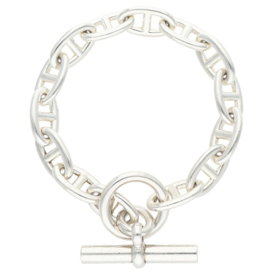 HERMES Chaine d'Ancre GM Silver Bracelet Size ONE SIZE
