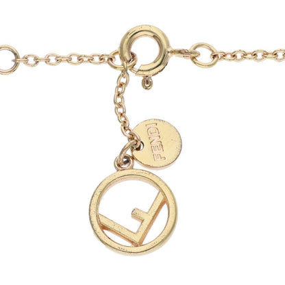 Fendi Logo Rhinestone Bangle (Silver 3.99g)