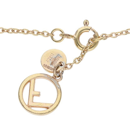 Fendi Logo Rhinestone Bangle (Silver 3.99g)