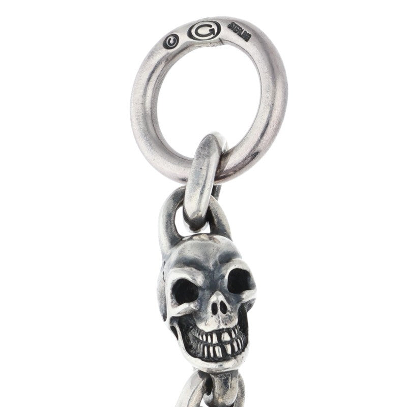 GABOR B-12MS All Skull Link Silver Bracelet Size ONE SIZE