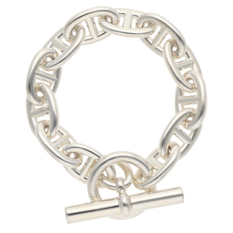 HERMES Chaine d'Ancre TGM Silver Bracelet Size ONE SIZE