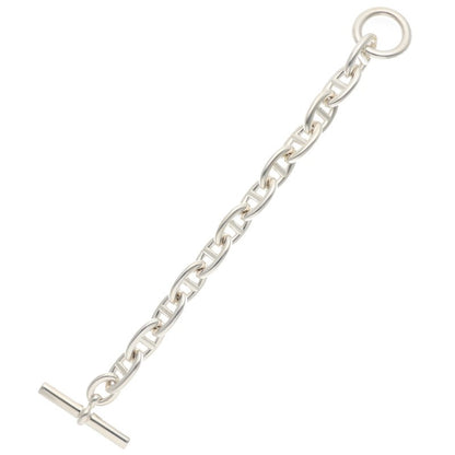 HERMES Chaine d'Ancre TGM Silver Bracelet Size ONE SIZE