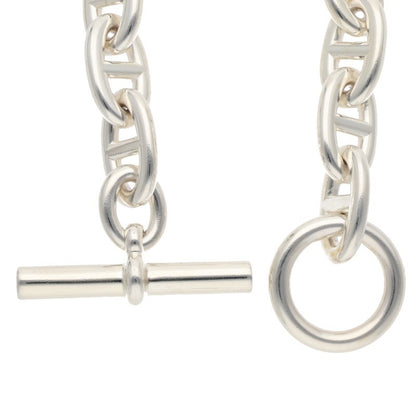HERMES Chaine d'Ancre TGM Silver Bracelet Size ONE SIZE
