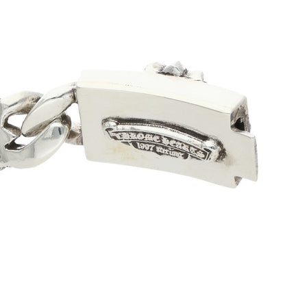 Chrome Hearts KEEPER LINK Silver Bracelet 925 Size ONE SIZE