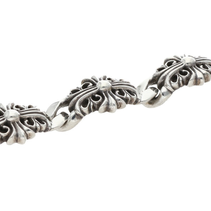 Chrome Hearts KEEPER LINK Silver Bracelet 925 Size ONE SIZE