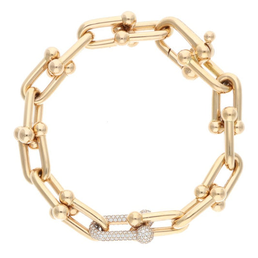 TIFFANY&Co. HardWear 18K PG Large Link Size ONE SIZE
