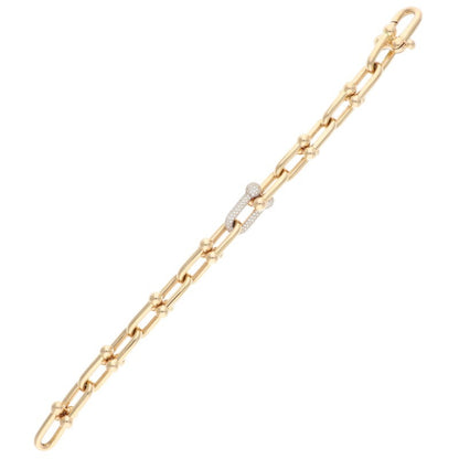 TIFFANY&Co. HardWear 18K PG Large Link Size ONE SIZE