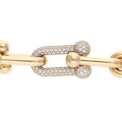 TIFFANY&Co. HardWear 18K PG Large Link Size ONE SIZE