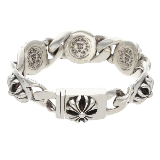 Chrome Hearts CROSS LINK Old Silver Bracelet Size ONE SIZE