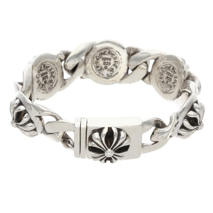 Chrome Hearts CROSS LINK Old Silver Bracelet
