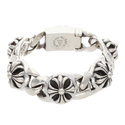 Chrome Hearts CROSS LINK Old Silver Bracelet