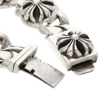 Chrome Hearts CROSS LINK Old Silver Bracelet